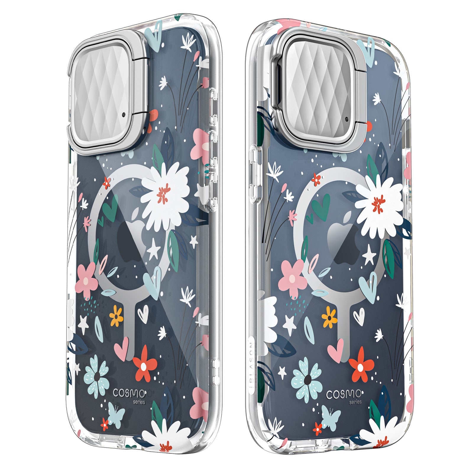 i-Blason Cosmo Mag case with a multicolour Paint design on an iPhone 15 Pro Max. — view 8