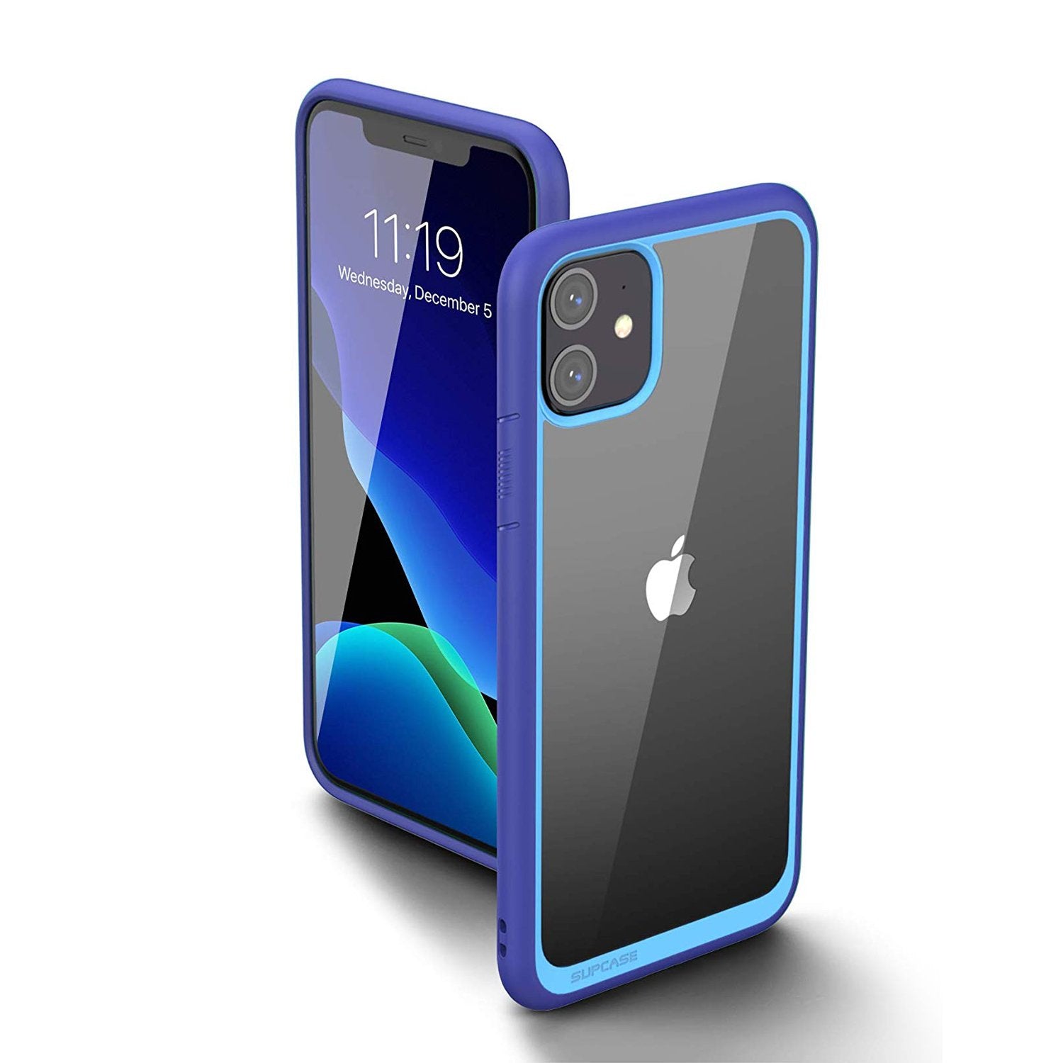 SUPCASE Unicorn Beetle Style Slim Clear Case for iPhone 11 (6.1-Inch), Navy