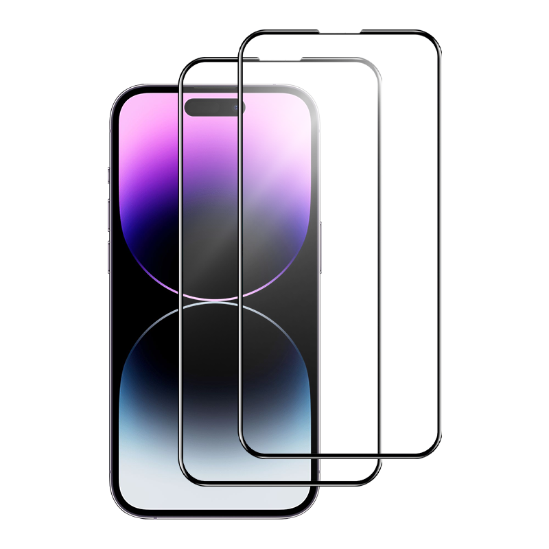 i-Blason 2.5D Tempered Glass Screen Protector for iPhone 15 Pro - 2 Pack