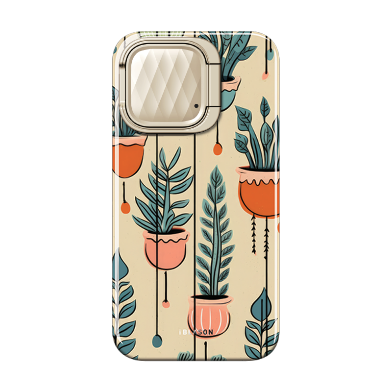i-Blason Cosmo Mag Flora Case for iPhone 15 Pro Max (6.7-Inch) - Eucalyptus