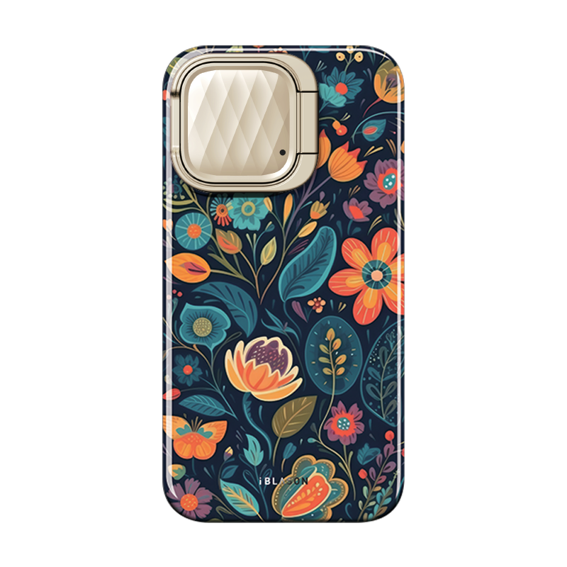 i-Blason Cosmo Mag Case for iPhone 15 Pro - Garden Glow, MagSafe Compatible