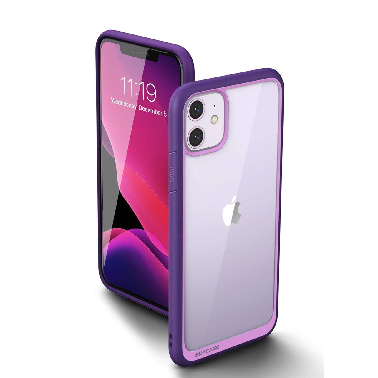 SUPCASE Unicorn Beetle Style Slim Clear Case for iPhone 11 - Purple