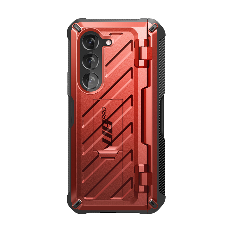SUPCASE Unicorn Beetle PRO Rugged Case with S-Pen Holder for Galaxy Z Fold5 - Metallic Red