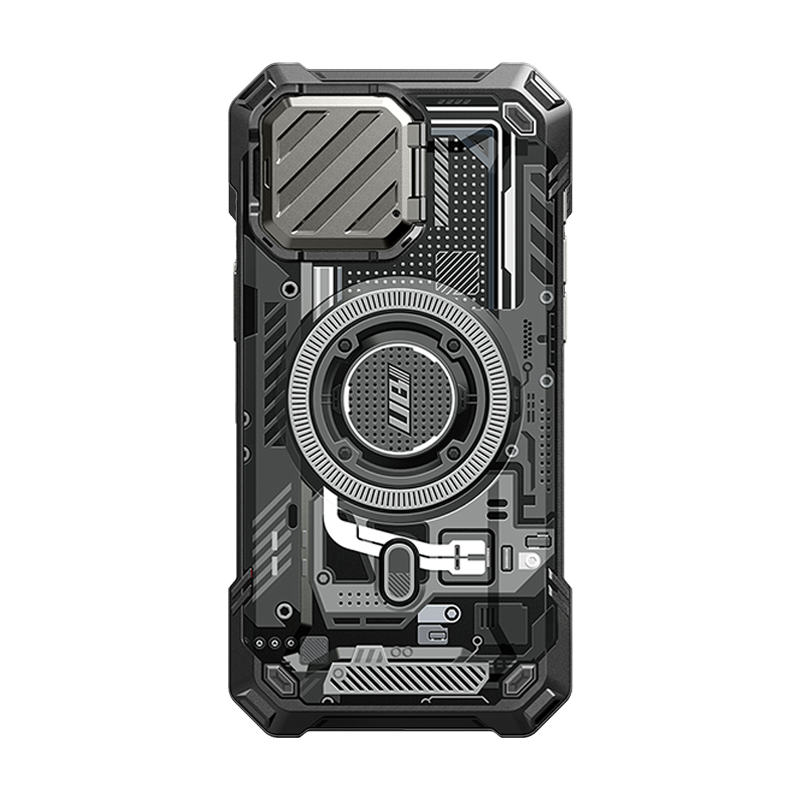 SUPCASE Unicorn Beetle Mag XT MagSafe Case for iPhone 15 Pro Max, Black Circuit