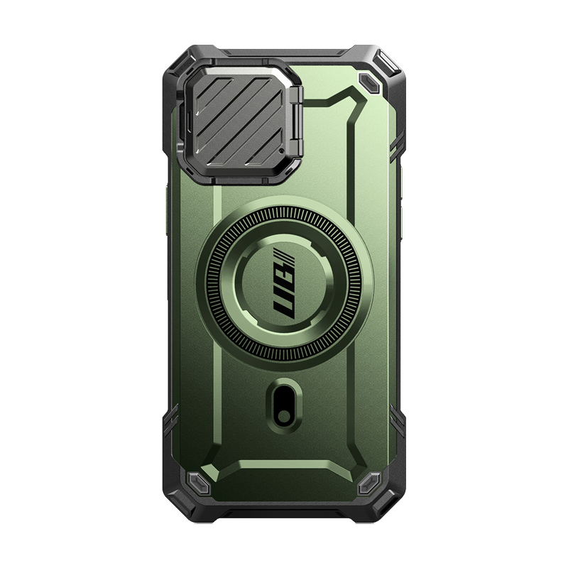 SUPCASE Unicorn Beetle MAG XT Rugged MagSafe Case for iPhone 16e and iPhone 17e - Dark Green