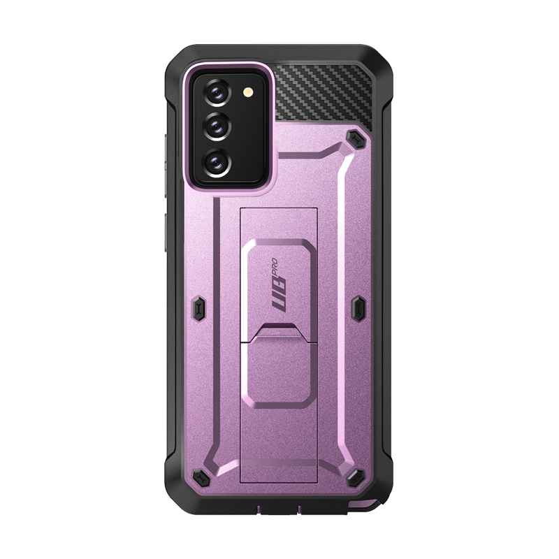SUPCASE Unicorn Beetle Pro Rugged Holster Case for Samsung Galaxy Note20 - Metallic Purple