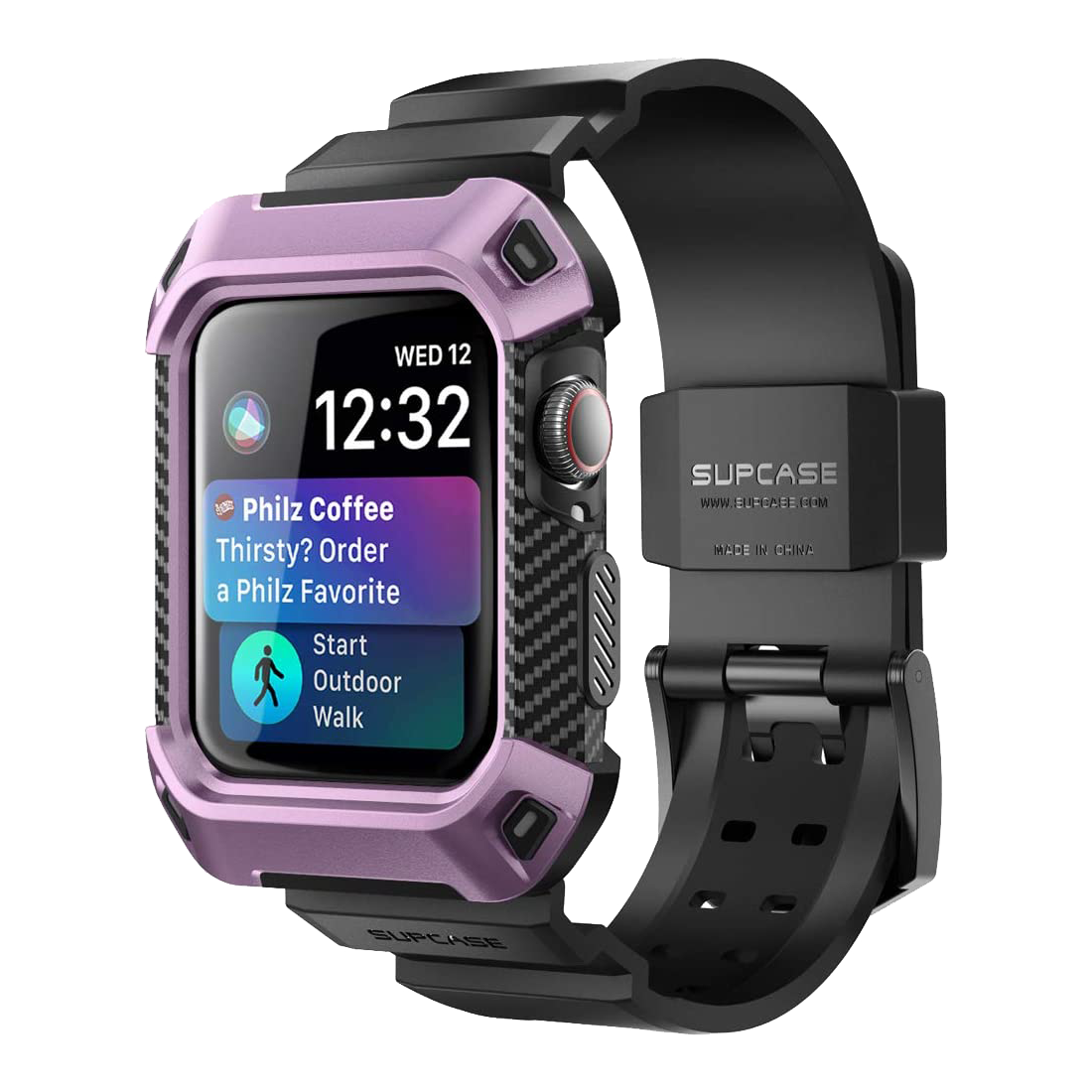 SUPCASE Unicorn Beetle Pro Wristband Case for Apple Watch 44mm / 45mm, Purple