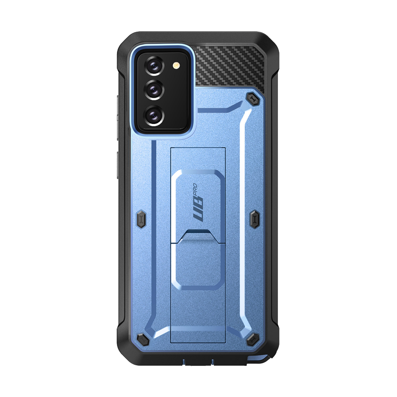 SUPCASE Unicorn Beetle Pro Rugged Holster Case for Samsung Galaxy Note20 - Metallic Blue
