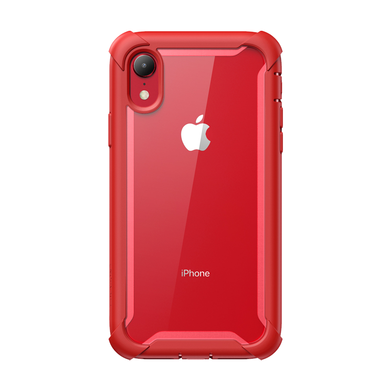 i-Blason Ares Case for iPhone XR with Built-In Screen Protector - Red