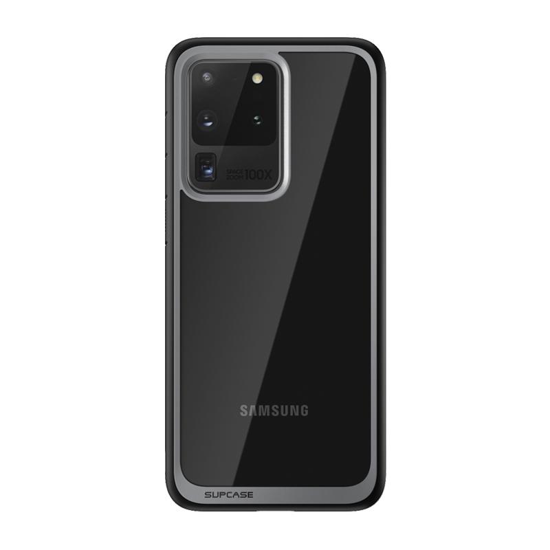 SUPCASE Unicorn Beetle Style Galaxy S20 Ultra Slim Clear Case, Black