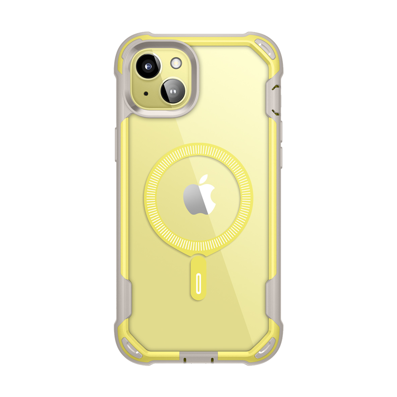 i-Blason Ares Mag Rugged Case for iPhone 15 Plus (6.7-Inch) - Yellow