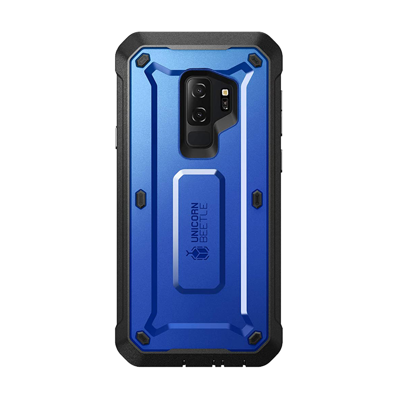 SUPCASE Unicorn Beetle Pro Full Body Rugged Case for Galaxy S9 Plus, Dark Blue