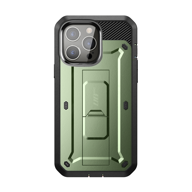 SUPCASE Unicorn Beetle Pro Rugged Case for iPhone 13 Pro Max 6.7-Inch - Dark Green