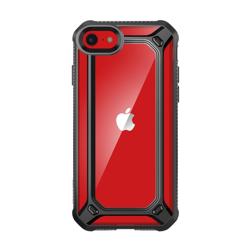 SUPCASE Unicorn Beetle Exo Clear Case for iPhone 7, iPhone 8 and iPhone SE - Black