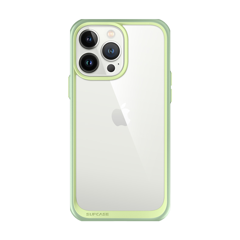 SUPCASE Unicorn Beetle Style Slim Clear Case for iPhone 13 Pro Max 6.7-Inch - Mint Green