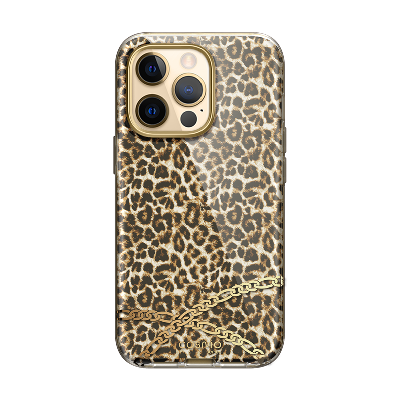 i-Blason Cosmo Luxe Case for iPhone 13 Pro Max 6.7-Inch (2021) in Cheetah