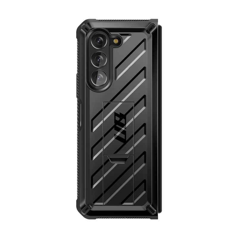 SUPCASE Unicorn Beetle Kickstand Case with Screen Protector for Galaxy Z Fold5 - Black