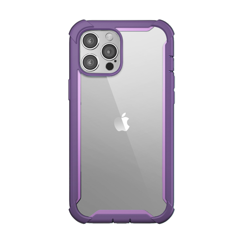 i-Blason Ares Case for iPhone 12 and iPhone 12 Pro with Built-In Screen Protector - Purple