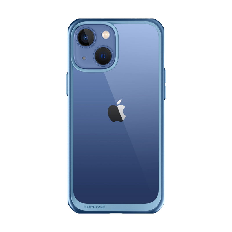 SUPCASE Unicorn Beetle Style Slim Clear Case for iPhone 14 Plus (6.7-inch) - Blue (Azure)