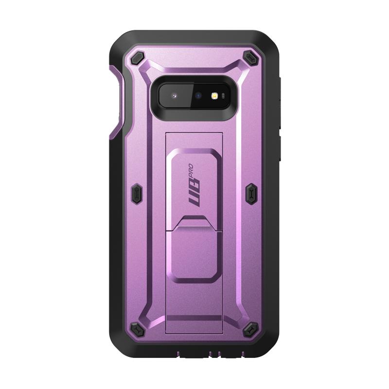 SUPCASE Unicorn Beetle Pro Rugged Holster Case for Samsung Galaxy S10e - Metallic Purple