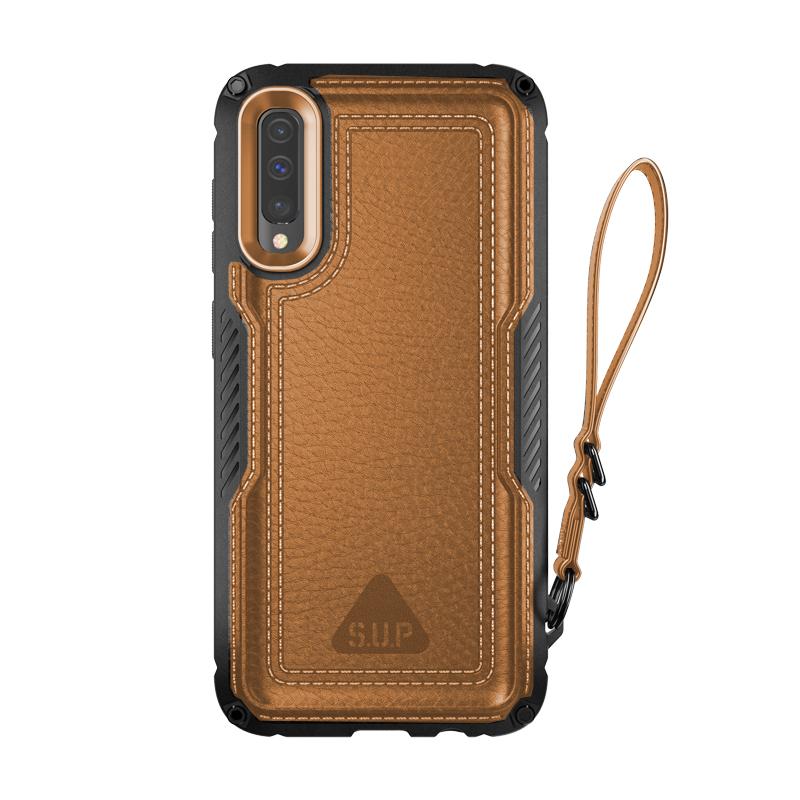 SUPCASE Unicorn Beetle Royal Leather Case for Galaxy A50, A50s and A30s (2019) - Brown