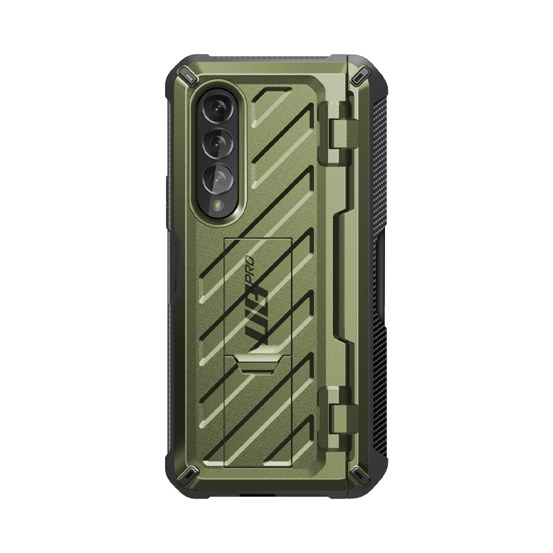 SUPCASE Unicorn Beetle PRO Rugged Case with S-Pen Holder for Galaxy Z Fold3 5G, Dark Green