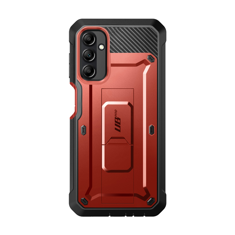 SUPCASE Unicorn Beetle Pro Rugged Holster Case for Samsung Galaxy A14 5G, Metallic Red