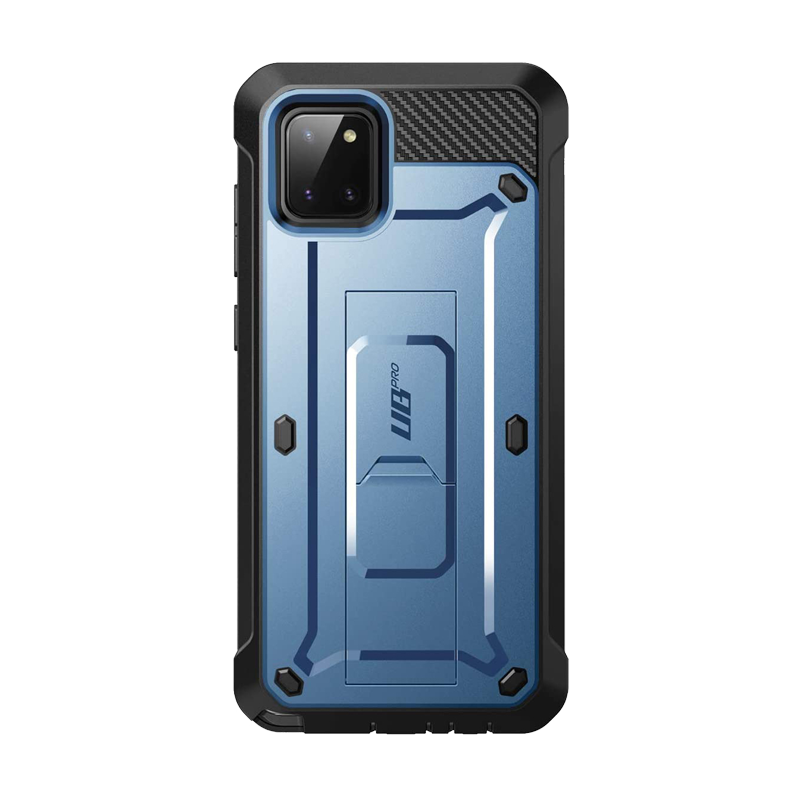 SUPCASE Unicorn Beetle Pro Rugged Holster Case for Samsung Galaxy Note10 Lite, Metallic Blue
