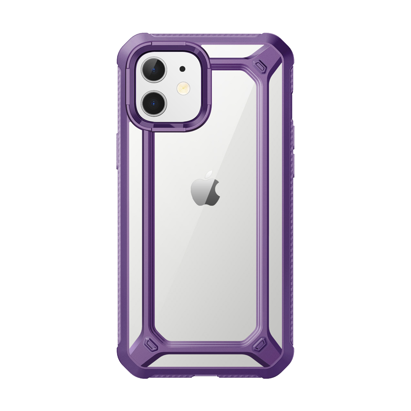 SUPCASE Unicorn Beetle Exo Clear Case for iPhone 12 mini (5.4-Inch), Purple