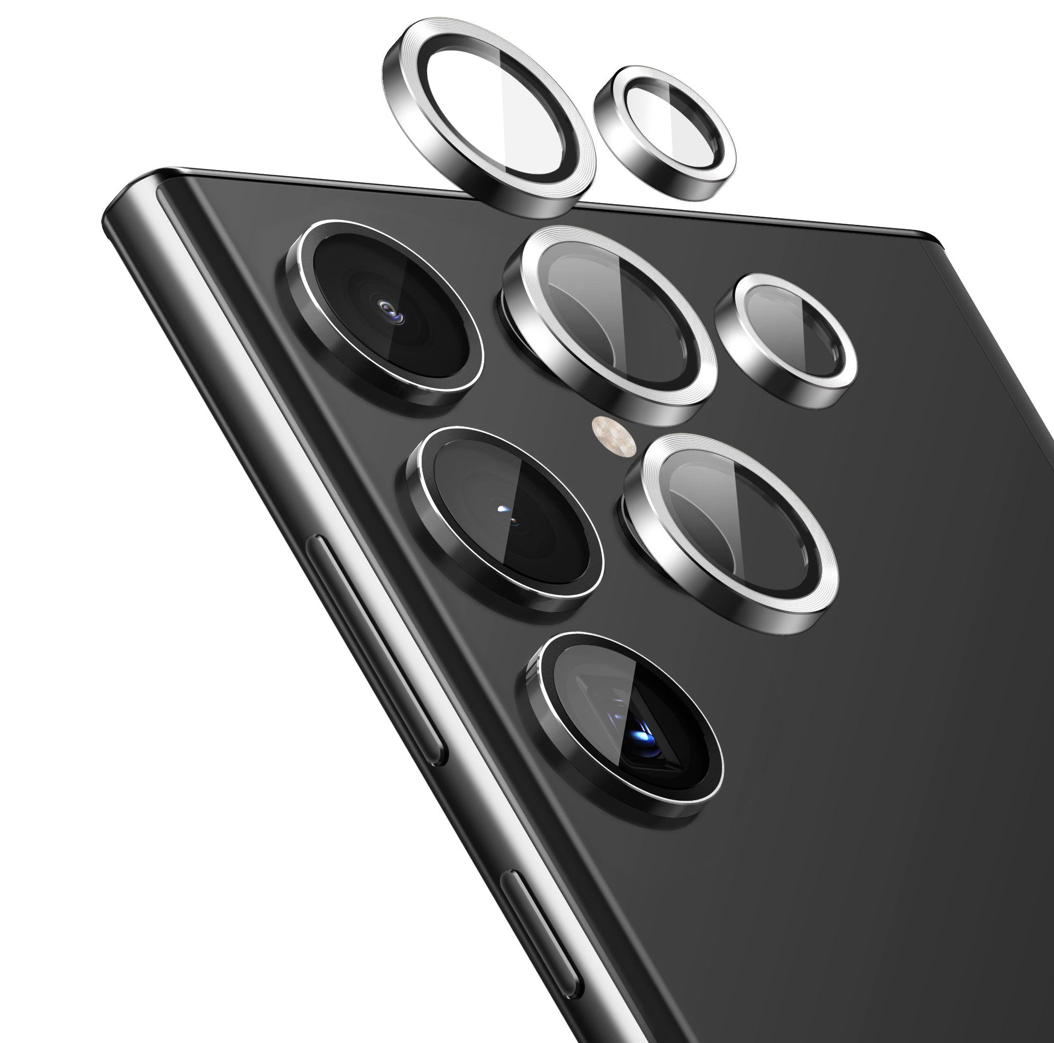 SUPCASE Tempered Glass Camera Lens Protector for Galaxy S23 Ultra - Silver