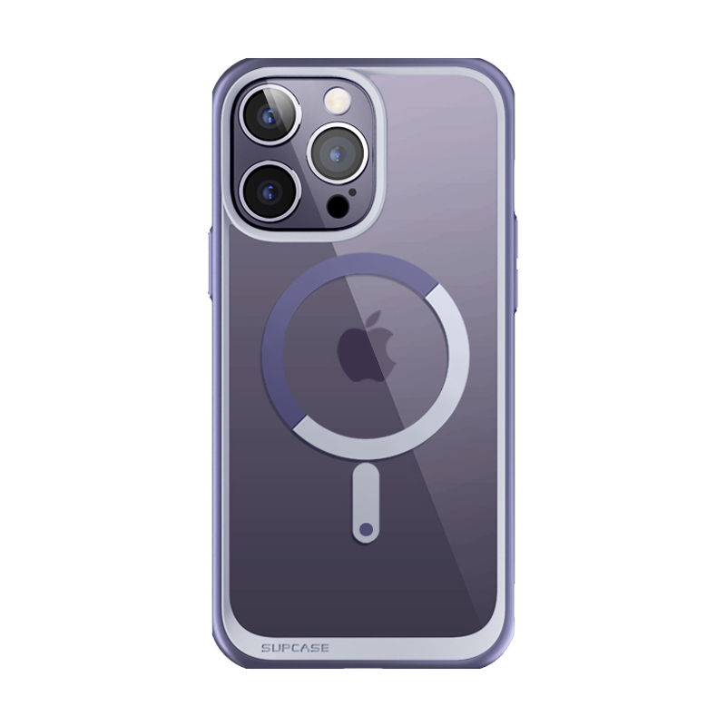 SUPCASE Unicorn Beetle MAG Slim Clear MagSafe Case for iPhone 14 Pro Max - Deep Purple