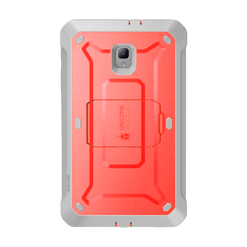 SUPCASE Unicorn Beetle Pro Rugged Case for Samsung Galaxy Tab A 8.0 (2017) with Screen Protector and Kickstand, Red