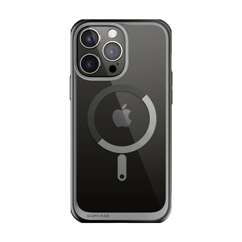 SUPCASE Unicorn Beetle Mag Slim Clear MagSafe Case for iPhone 14 Pro Max, Black