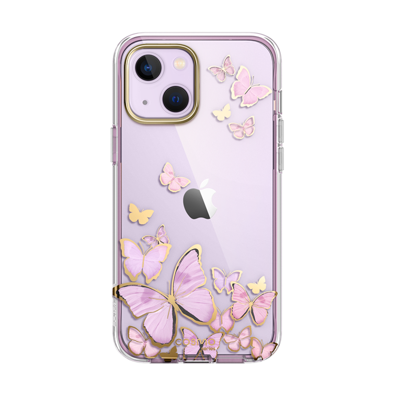 i-Blason Cosmo Case for iPhone 14 Plus with Built-In Screen Protector, PurpleFly