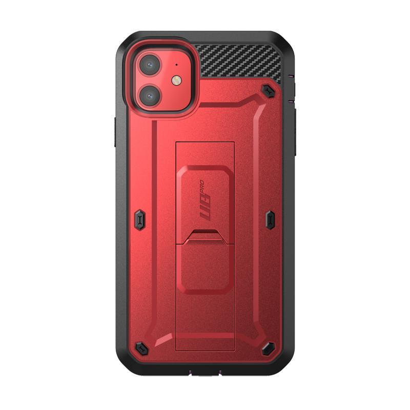 SUPCASE Unicorn Beetle Pro Rugged Case for iPhone 11 with Kickstand - Metallic Red