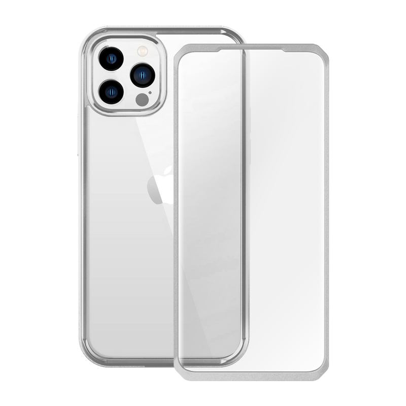 SUPCASE Unicorn Beetle Edge Clear Case with Screen Protector for iPhone 13 Pro Max, Silver