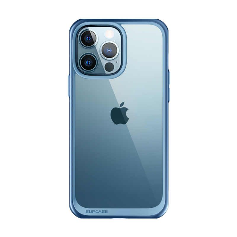 SUPCASE Unicorn Beetle Style Slim Clear Case for iPhone 13 Pro (6.1-Inch) - Blue