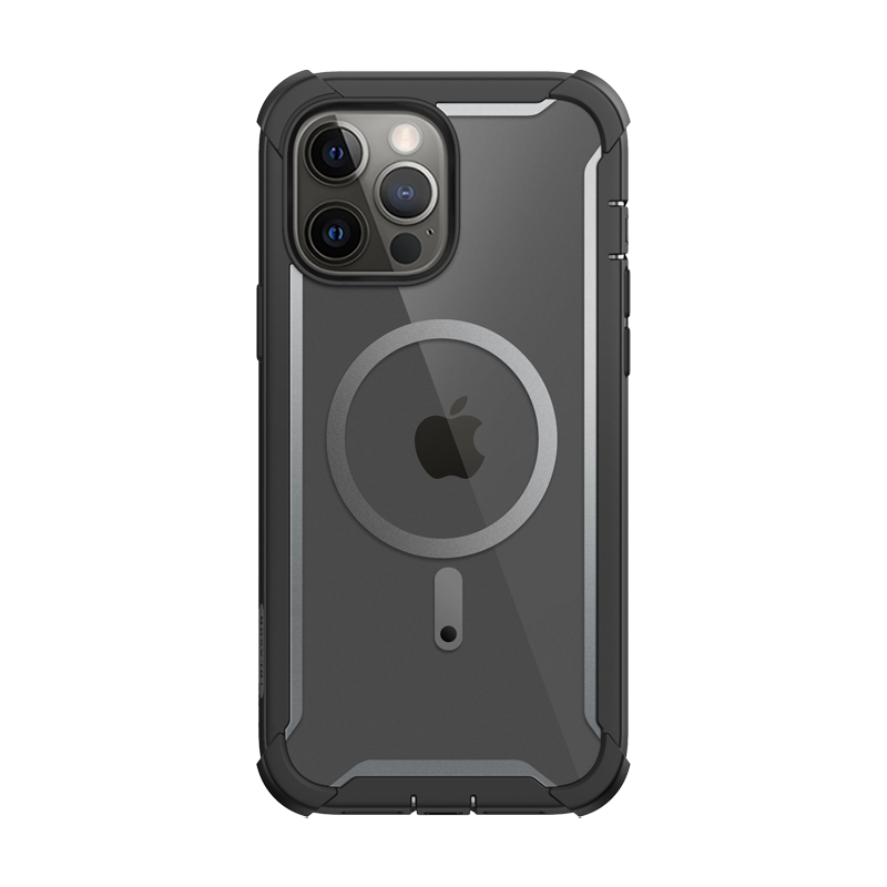 i-Blason Ares Mag MagSafe Case for iPhone 14 Pro Max 6.7-Inch with Built-In Screen Protector - Black