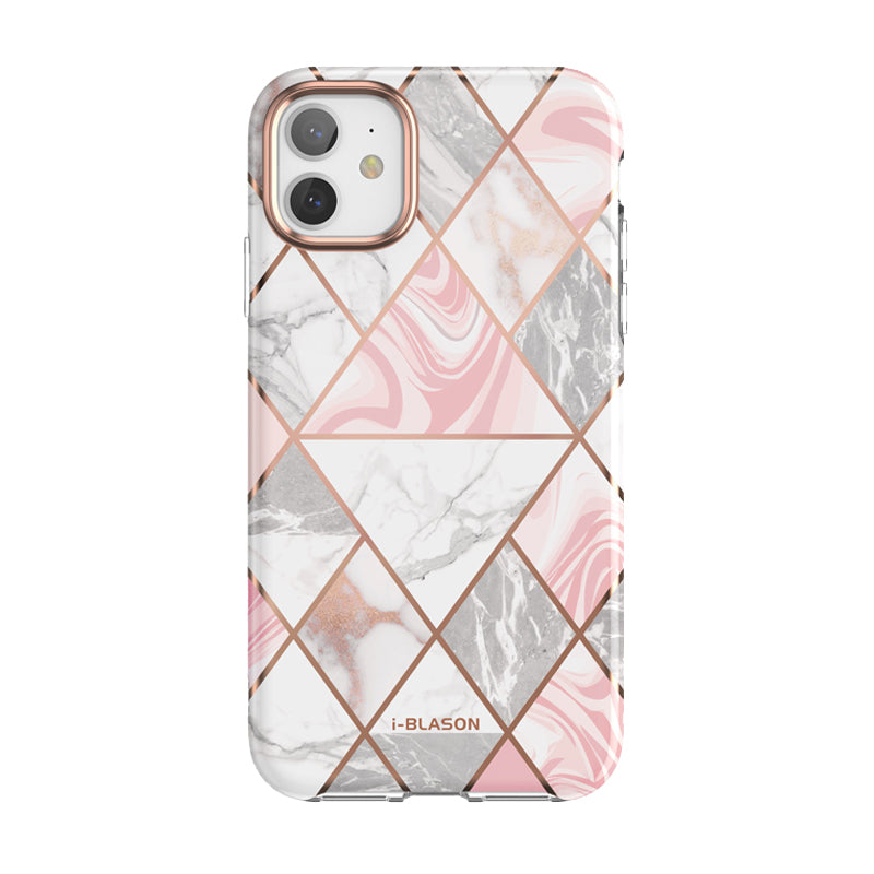 i-Blason Cosmo Lite Case for iPhone 11 (6.1-Inch), Marble Pink
