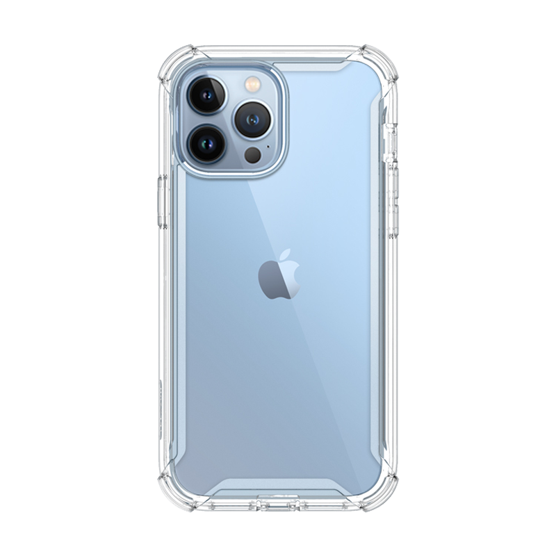 i-Blason Ares Rugged Case for iPhone 13 Pro Max (6.7-Inch) with Built-In Screen Protector, Clear