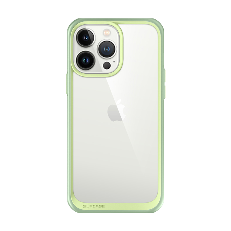 SUPCASE Unicorn Beetle Style Slim Clear Case for iPhone 13 Pro, Mint Green