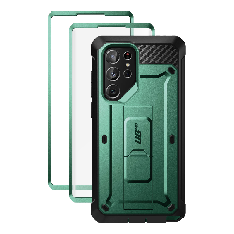 SUPCASE Unicorn Beetle Pro Screen Protector Case for Samsung Galaxy S22 Ultra - Seafoam