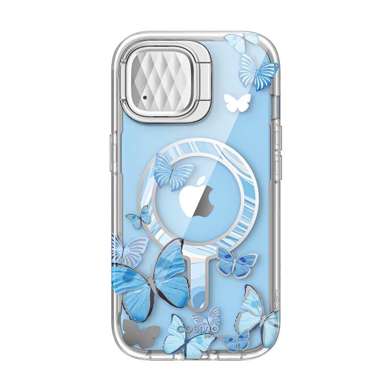 i-Blason Cosmo Mag Case for iPhone 15, iPhone 14 and iPhone 13 (6.1-Inch) - Bluefly