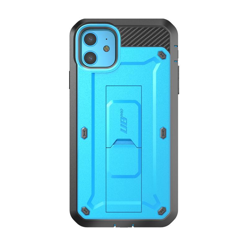 SUPCASE Unicorn Beetle Pro Rugged Case for iPhone 11 6.1-Inch with Built-In Screen Protector - Blue