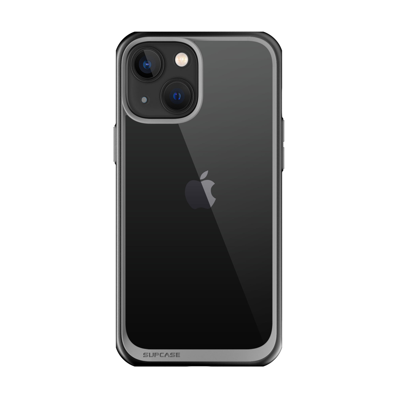 SUPCASE Unicorn Beetle Style Slim Clear Case for iPhone 14 Plus (6.7-Inch), Black