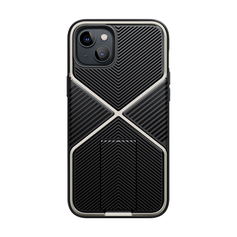 i-Blason Infinity iPhone 14 Plus Case with Screen Protector, Kickstand and Holster, Black