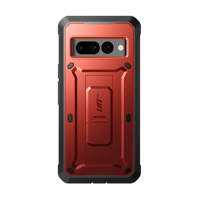 SUPCASE Unicorn Beetle Pro Rugged Holster Case for Google Pixel 7 Pro – Metallic Red
