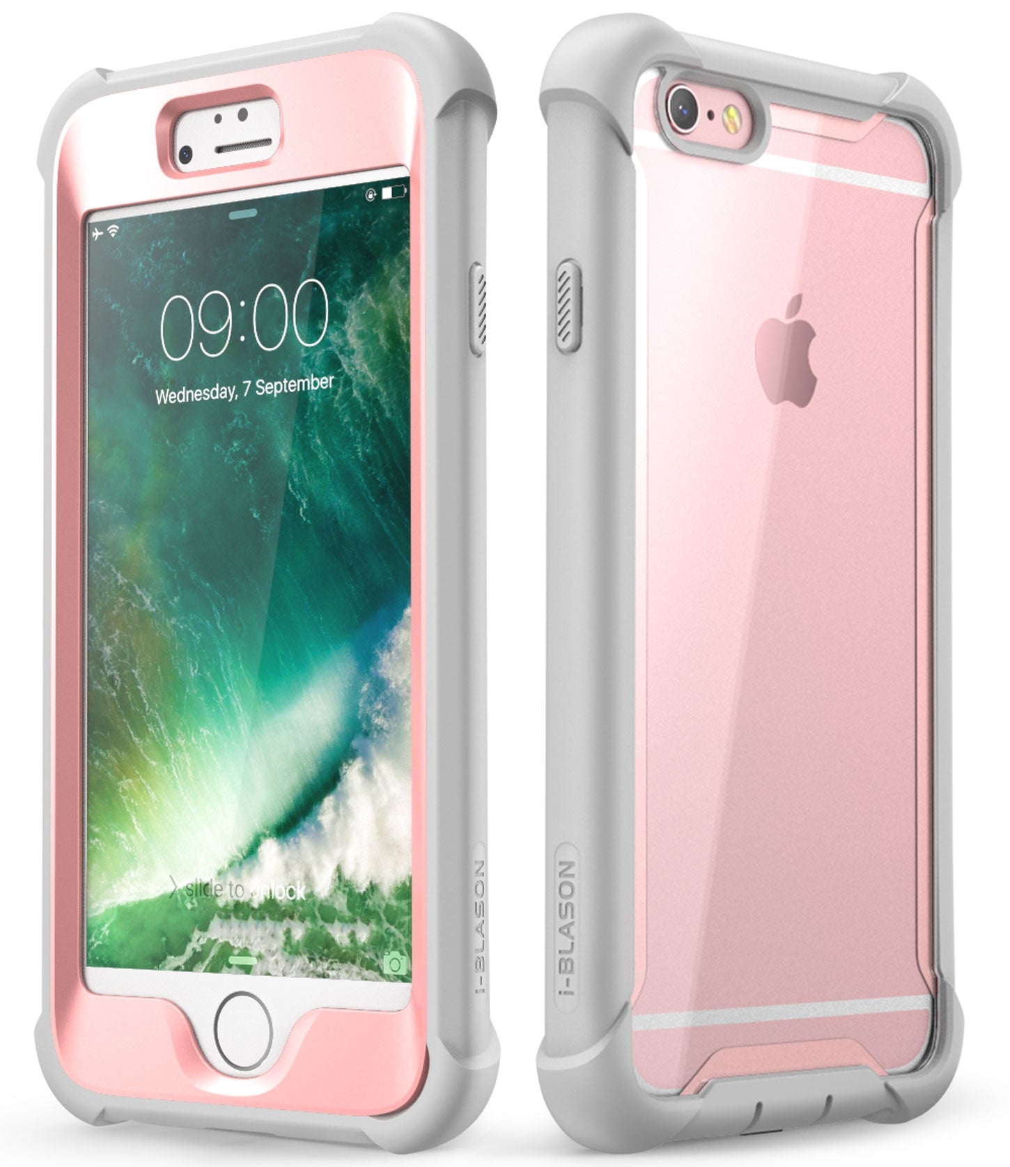 i-Blason Ares Case for iPhone 6 and iPhone 6s with Built-In Screen Protector - Pink