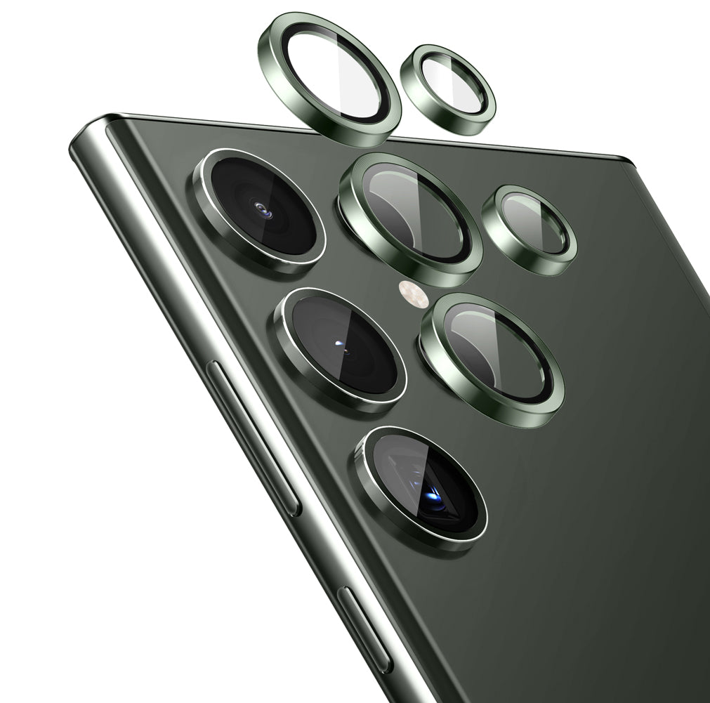 SUPCASE Tempered Glass Camera Lens Protector for Galaxy S23 Ultra - Green