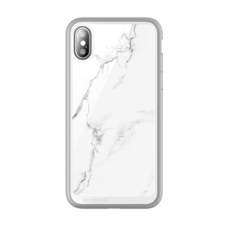 SUPCASE Unicorn Beetle Style Slim Clear Case for iPhone XS Max, Marble